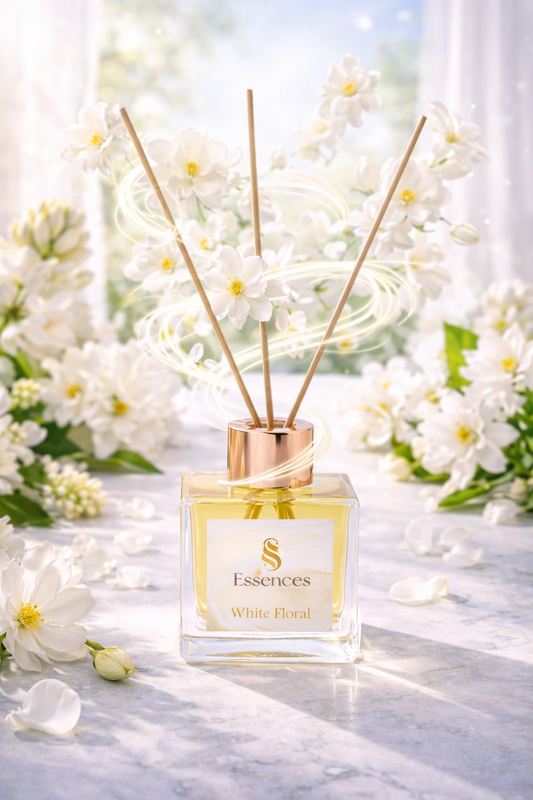 White Floral Reed Diffuser