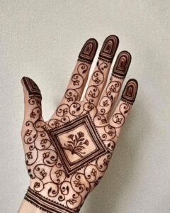 Broad designs Full hand mehendi 