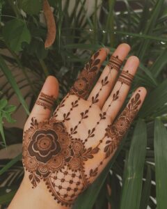 Broad designs Full hand mehendi