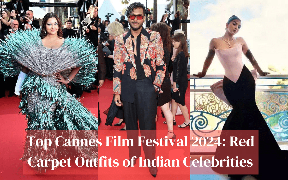 Top Cannes Film Festival 2024: Red Carpet Outfits of Indian Celebrities