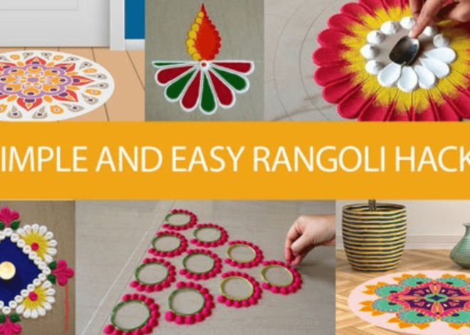 Rangoli: How to Make Easy and Simple Rangoli Design?