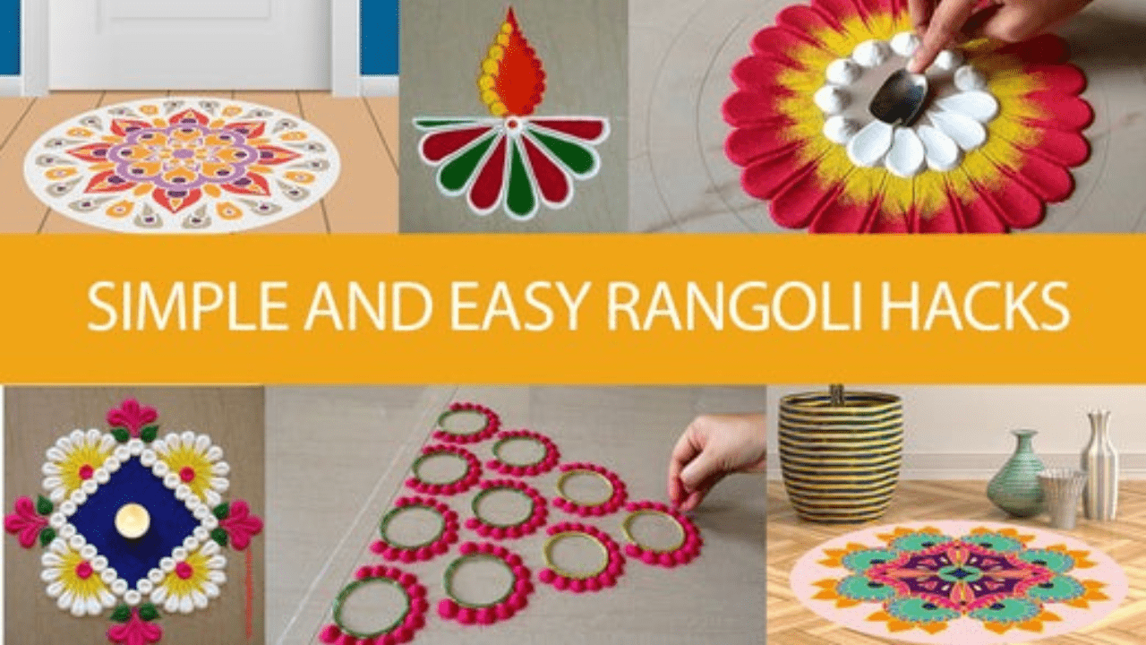 Rangoli: How to Make Easy and Simple Rangoli Design?