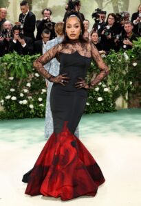 La La Anthony in Alexander McQueen at the Met Gala 2024