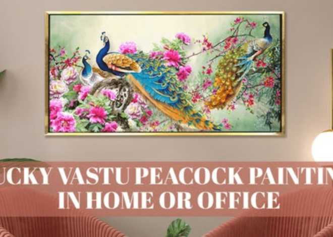 7 Special Effect Of Peacock Painting For Your Home Or Office.