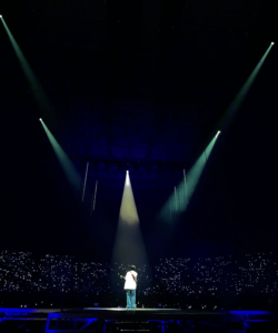 Suga performing with guitar at D-Day Concert last day at Jamsil stadium, Seoul