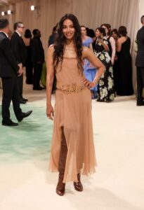 Zoë Saldaña in Chloé at the Met Gala 2024